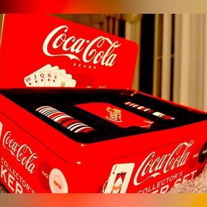 🔥RARE vintage item🔥Coca-Cola Collector's Poker Set - Rare and Complete